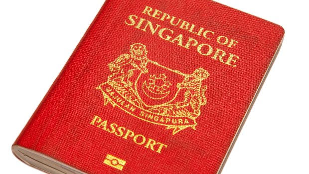 Singapore's passport.