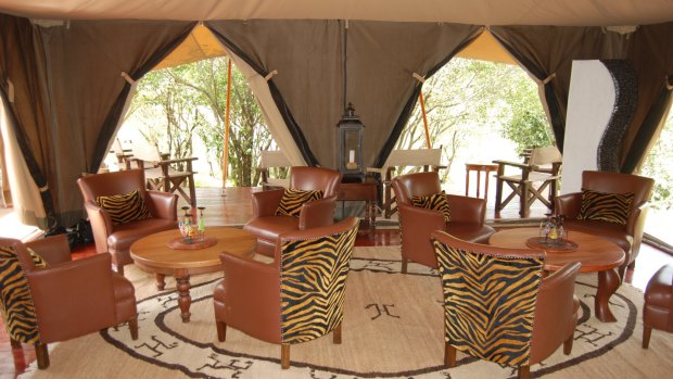 Enjoy the luxury of an elegant tented room in the Masai Mara with Bench Africa.