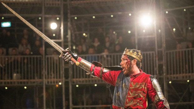 Henry V at the Pop-Up Globe brings its audience close to blood and combat.
