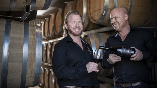 Anton (left) and Mark Balog of Artemis Wines are enjoying unprecedented success through wine tourism. 
