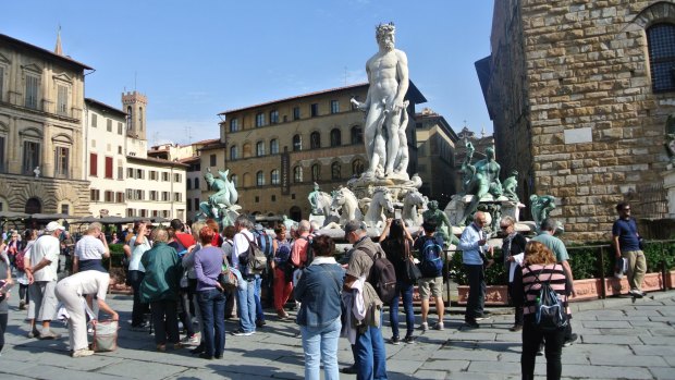 More traditional Florence street art.