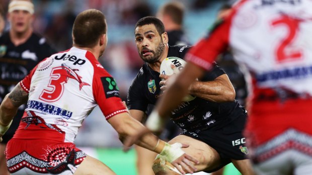 Positional switch: Rabbitohs five-eighth Greg Inglis will play in the centres for Queensland after moving away from the fullback's role.