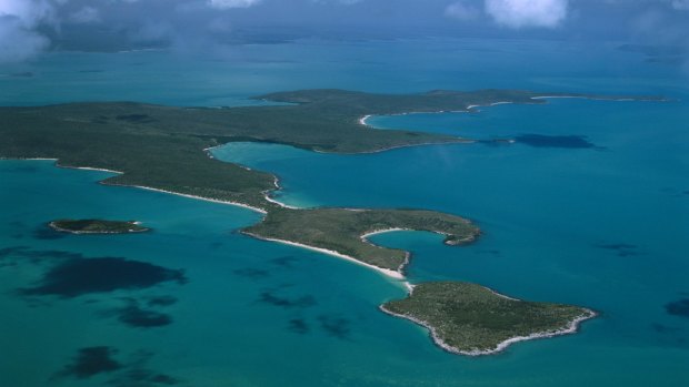 The Wessel Islands, a rugged, ribbon-like archipelago off the north-east tip of East Arnhem Land. 