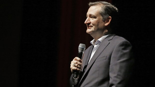 Republican presidential candidate Ted Cruz was in Houston on Monday. 