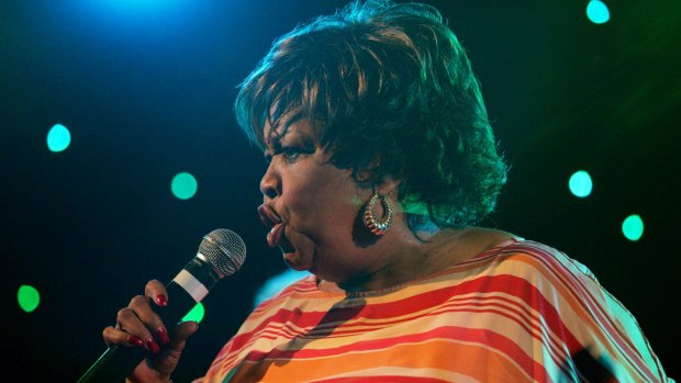 The legendary Mavis Staples on stage in 2008.