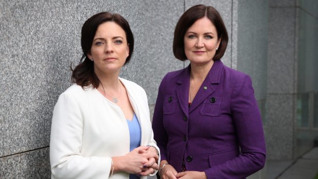 MPs Emma Husar and Sarah Henderson are urging survivors of family violence to come forward with their stories.