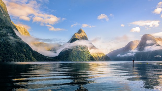 Mitre Peak at Milford sound.