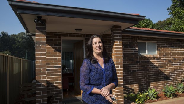 Maria Krohn has built a granny flat in her back garden and is renting it out via Airbnb.