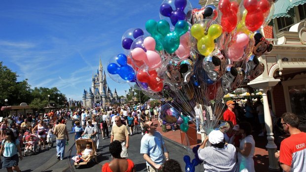 Magic Kingdom at Disney World is the world's busiest theme park.