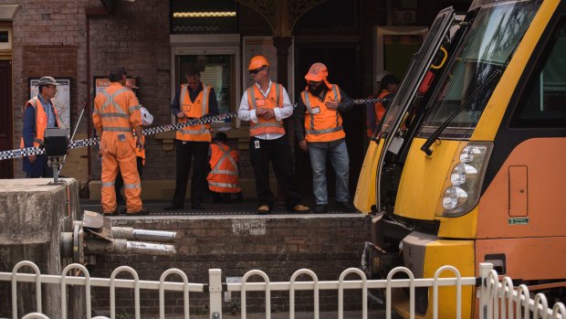 The train hit the barrier at the end of the track at Richmond train station.