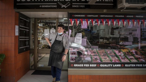 Cristian Garcia, owner of Theo's Cecina Quality Meats in Hurlstone Park. 