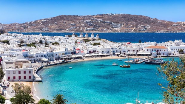 'Mykonos regains its balance during springtime.'