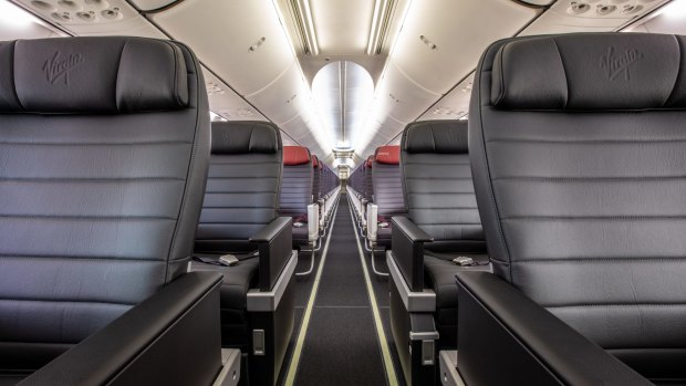 Virgin Australia will trial its new interior and seats on two of its Boeing 737s. 
