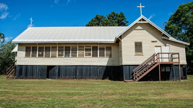 The Catholic church on Bathurst Island, as featured in the film Top End Wedding.