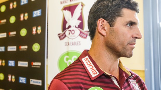 Unfair and dangerous: Manly coach Trent Barrett is not a fan of the 2016 NRL draw.