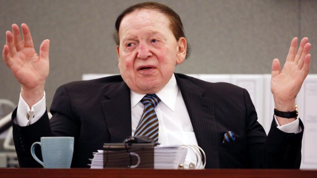Adelson said in October he was prepared to walk away from a deal if the terms offered by the team, owned by Mark Davis, did not improve.
