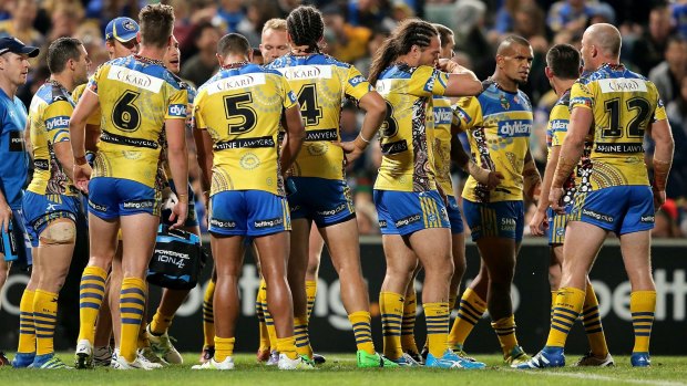 Tall order: The Eels would now need to win 12 of their final 14 games to make the finals.
