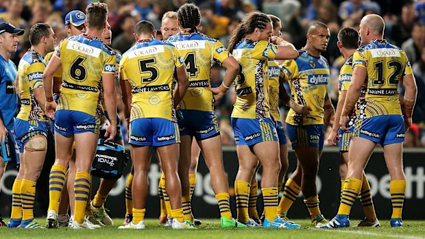 Tall order: The Eels would now need to win 12 of their final 14 games to make the finals.