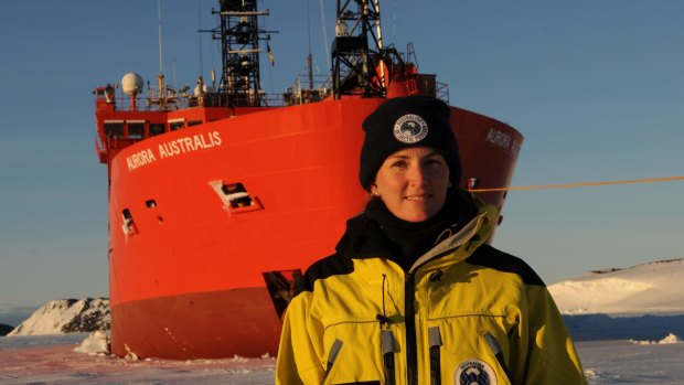 Antarctic scientist Sarah Laverick.