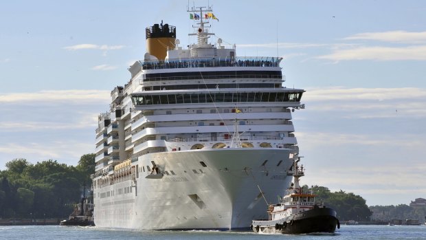 Passengers on board the Costa Deliziosa have not set foot on land since leaving Perth last month.