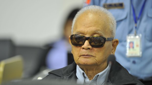 Former official: Former Khmer Rouge leader `Brother Number Two' Nuon Chea.