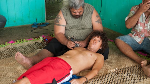 Chris Lilley as Jonah Takalua, in controversial Jonah from Tonga.
