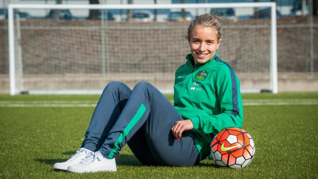 Canberra's Georgia Yeoman-Dale is chasing a spot in the Matildas' Olympic squad.