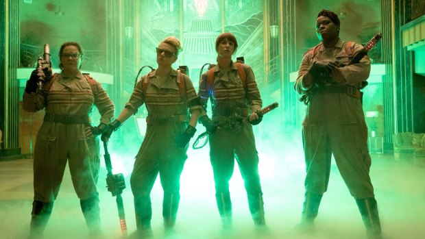 All-ghoul squad: Melissa McCarthy, Kate McKinnon, Kristen Wiig and Leslie Jones take on the paranormal pests.