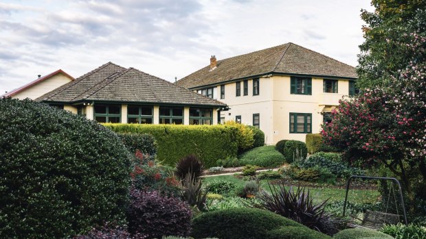 Green acres: Solar Springs Retreat at Bundanoon sits in established gardens.