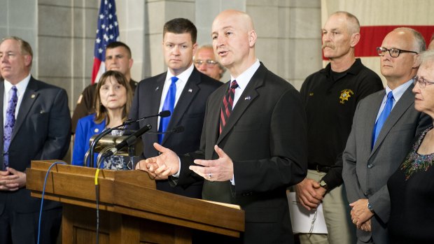 Nebraska's Governor Pete Ricketts' veto on the death penalty bill was overturned.