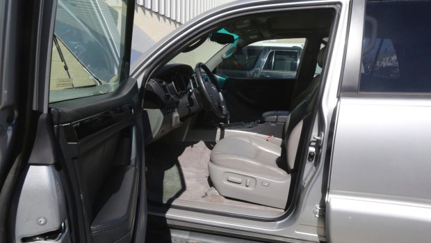 The silver 2006 Toyota 4Runner that belonged to Aaron Hernandez.