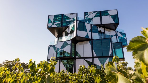 A modern winery experience: The d’Arenberg Cube in McLaren Vale.