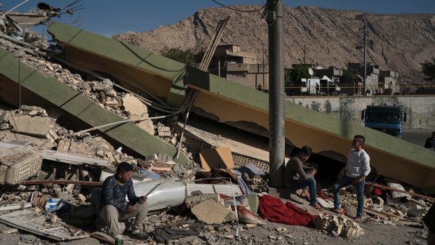 Authorities reported that a powerful 7.3 magnitude earthquake struck the Iraq-Iran border region late Sunday local time.