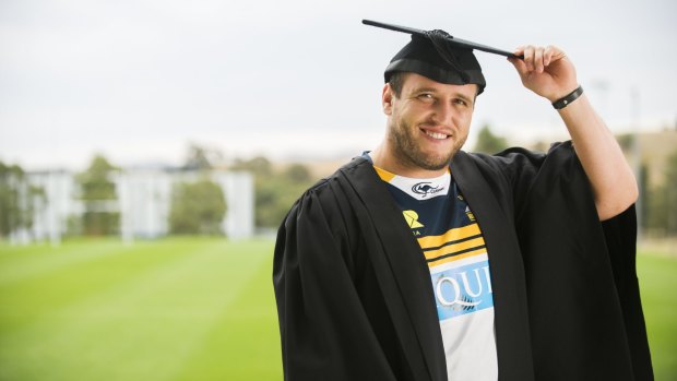 Ben Alexander has finished his degree and is ready to take on more rugby homework.