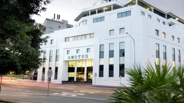 WOTSO offices at 55 Pyrmont Bridge Road in Sydney, formerly the Fox Sports building.