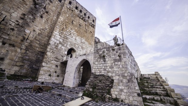 The thousand-year-old Krak des Chevaliers is one of six world heritage sites in Syria endangered by war.
