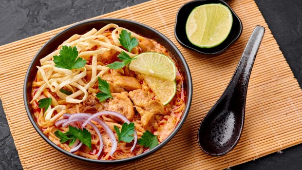 Khao soi has it all: it's a rich, spicy, tangy, filling noodle soup.
