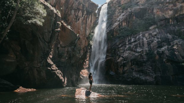 Motor Car Falls in Kakadu National Park has an ironic name.