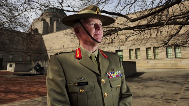 Major-General Stephen Day at the Australian War Memorial