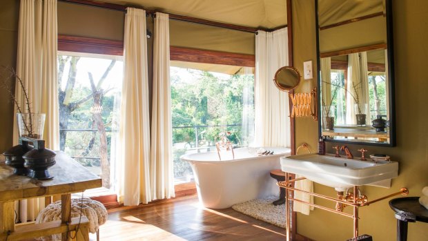 Luxury and glamour: Mwiba Lodge, Tanzania.