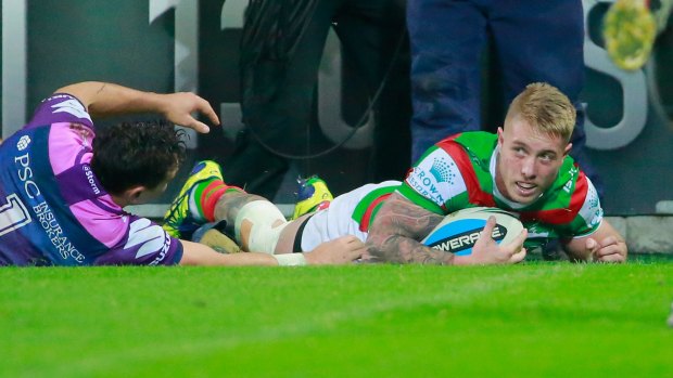 Scary times: South Sydney's Aaron Gray was hospitalised.