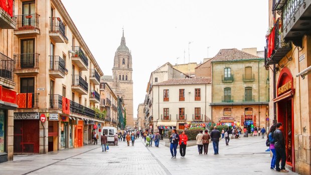 The Cathedral of Salamanca, which is two churches joined together, is a major drawcard to this university city.