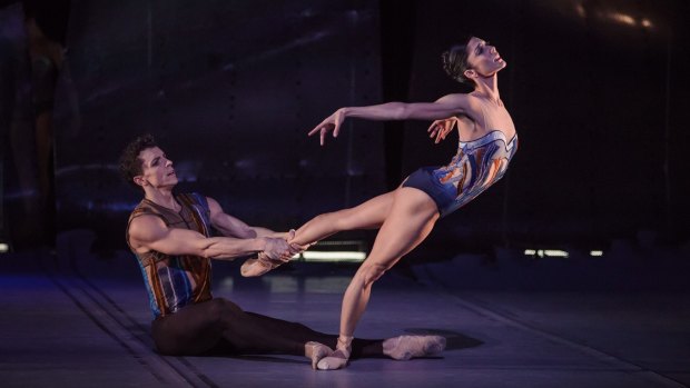 The Australian Ballet's Kevin Jackson and Robyn Hendricks in DGV: Danse a Grand Vitesse. 