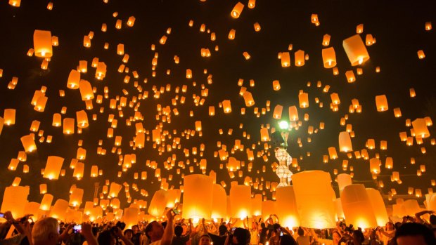 Yi Peng Lantern Festival.