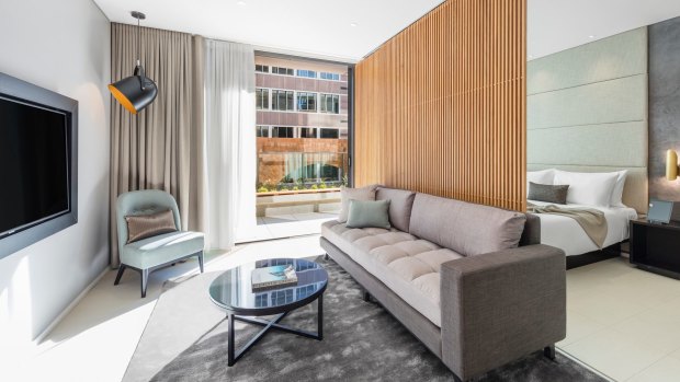 One bedroom suite,  Skye Suites Sydney.