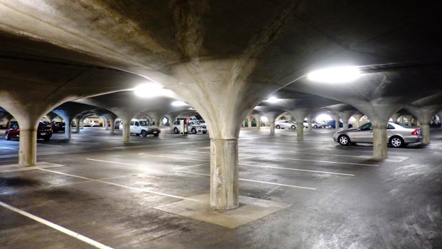 The Melbourne University underground car park will be the setting for Myer's winter launch on Thursday.
