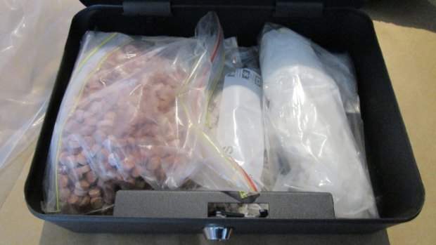 Police seized drugs with a combined value for about $850,000.