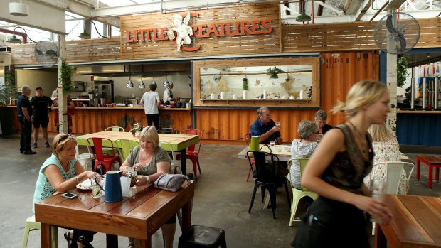 Victoria is the nation's home of craft beer. This is the dining room inside the Little Creatures Brewery in Geelong.
