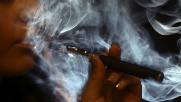 The ability to do tricks with the vapour is part of the appeal of e-cigarettes among teenagers.