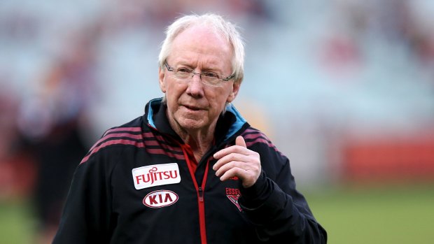 On the way out?: Essendon doctor Bruce Reid.